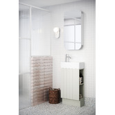 Timberline Lottie V-Groove 480mm Freestanding Small Space Vanity with Ceramic Countertop