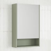 Timberline Sanremo 475mm Mirrored Shaving Cabinet with Open Shelf