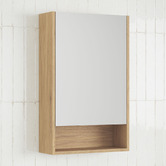Timberline Sanremo 475mm Mirrored Shaving Cabinet with Open Shelf