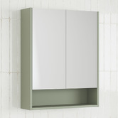 Timberline Sanremo 600mm Mirrored Shaving Cabinet with Open Shelf