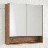 Timberline Sanremo 750mm Mirrored Shaving Cabinet with Open Shelf