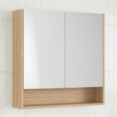 Timberline Sanremo 750mm Mirrored Shaving Cabinet with Open Shelf