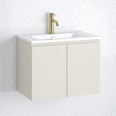 Timberline Florida Ensuite 600mm Wall Hung Vanity with Ceramic Countertop