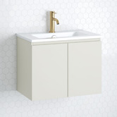 Timberline Florida Ensuite 600mm Wall Hung Vanity with Ceramic Countertop
