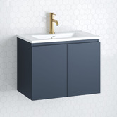 Timberline Florida Ensuite 600mm Wall Hung Vanity with Ceramic Countertop