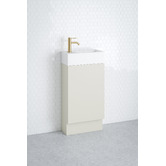 Timberline Lottie 480mm Freestanding Small Space Vanity with Ceramic Countertop