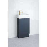 Timberline Lottie 480mm Freestanding Small Space Vanity with Ceramic Countertop