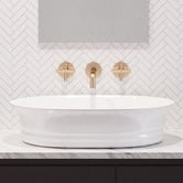 Timberline Bonnie 560mm Oval Ceramic Above Counter Basin