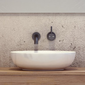 Timberline Chase 405mm Round Ceramic Above Counter Basin