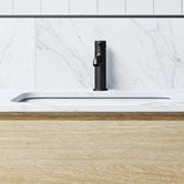 Timberline Bodhi 540mm Gloss White Undermount Basin