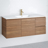 Timberline Nevada 1200mm Wall Hung Vanity with Ceramic Countertop