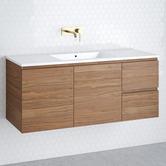 Timberline Nevada 1200mm Wall Hung Vanity with Ceramic Countertop