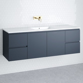 Timberline Nevada 1500mm Wall Hung Vanity with Ceramic Countertop