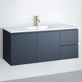 Timberline Nevada 1200mm Wall Hung Vanity with Ceramic Countertop