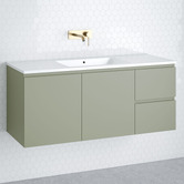 Timberline Nevada 1200mm Wall Hung Vanity with Ceramic Countertop