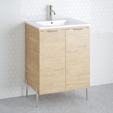 Timberline Nevada 600mm Freestanding Vanity with Ceramic Countertop