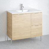 Timberline Nevada 900mm Freestanding Vanity with Ceramic Countertop