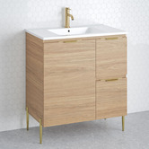 Timberline Nevada 750mm Freestanding Vanity with Ceramic Countertop
