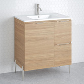 Timberline Nevada 750mm Freestanding Vanity Package with Shaving Cabinet