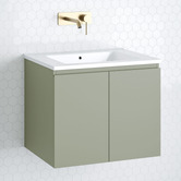 Timberline Nevada 600mm Wall Hung Vanity with Ceramic Countertop