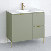 Timberline Nevada 900mm Freestanding Vanity with Ceramic Countertop