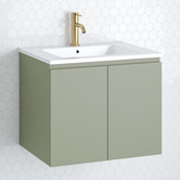 Timberline Nevada 600mm Wall Hung Vanity with Ceramic Countertop