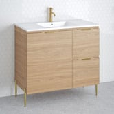 Timberline Nevada 900mm Freestanding Vanity with Ceramic Countertop