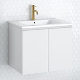 Timberline Nevada 600mm Wall Hung Vanity with Ceramic Countertop