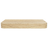 Timberline Splice Curved Bathroom Shelf