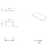 Timberline Splice Curved Bathroom Shelf