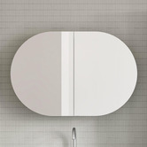 Timberline Ballad 900mm Oval Mirrored Shaving Cabinet