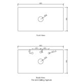 Timberline Saba 900mm Wall Hung Vanity Package with Shaving Cabinet