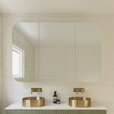 Timberline Jazz Arch 1500mm Mirrored Shaving Cabinet