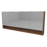 Timberline Sanremo 1800mm Rectangular Mirrored Shaving Cabinet