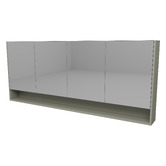Timberline Sanremo 1800mm Rectangular Mirrored Shaving Cabinet