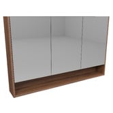 Timberline Sanremo 1200mm Mirrored Shaving Cabinet with Open Shelf