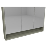 Timberline Sanremo 1200mm Mirrored Shaving Cabinet with Open Shelf