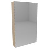 Timberline Jazz 600mm Mirrored Shaving Cabinet with Melamine Shelves