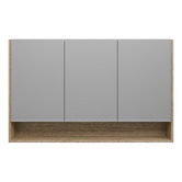 Timberline Sanremo 1200mm Mirrored Shaving Cabinet with Open Shelf