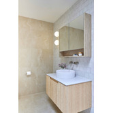 Timberline Sanremo 900mm Mirrored Shaving Cabinet with Open Shelf