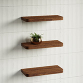 Timberline Splice Curved Bathroom Shelf