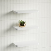 Timberline Splice Curved Bathroom Shelf