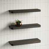 Timberline Splice Curved Bathroom Shelf