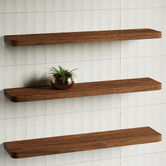 Timberline Splice Curved Bathroom Shelf