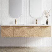 Timberline Regal Countertop with Double Integrated Basin