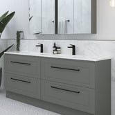 Timberline Regal Countertop with Double Integrated Basin