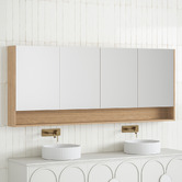 Timberline Sanremo 1800mm Rectangular Mirrored Shaving Cabinet