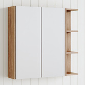 Timberline New York 750mm Rectangular Mirrored Shaving Cabinet