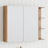 Timberline New York 900mm Rectangular Mirrored Shaving Cabinet