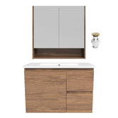 Timberline Nevada 750mm Wall Hung Vanity Package with Mirror